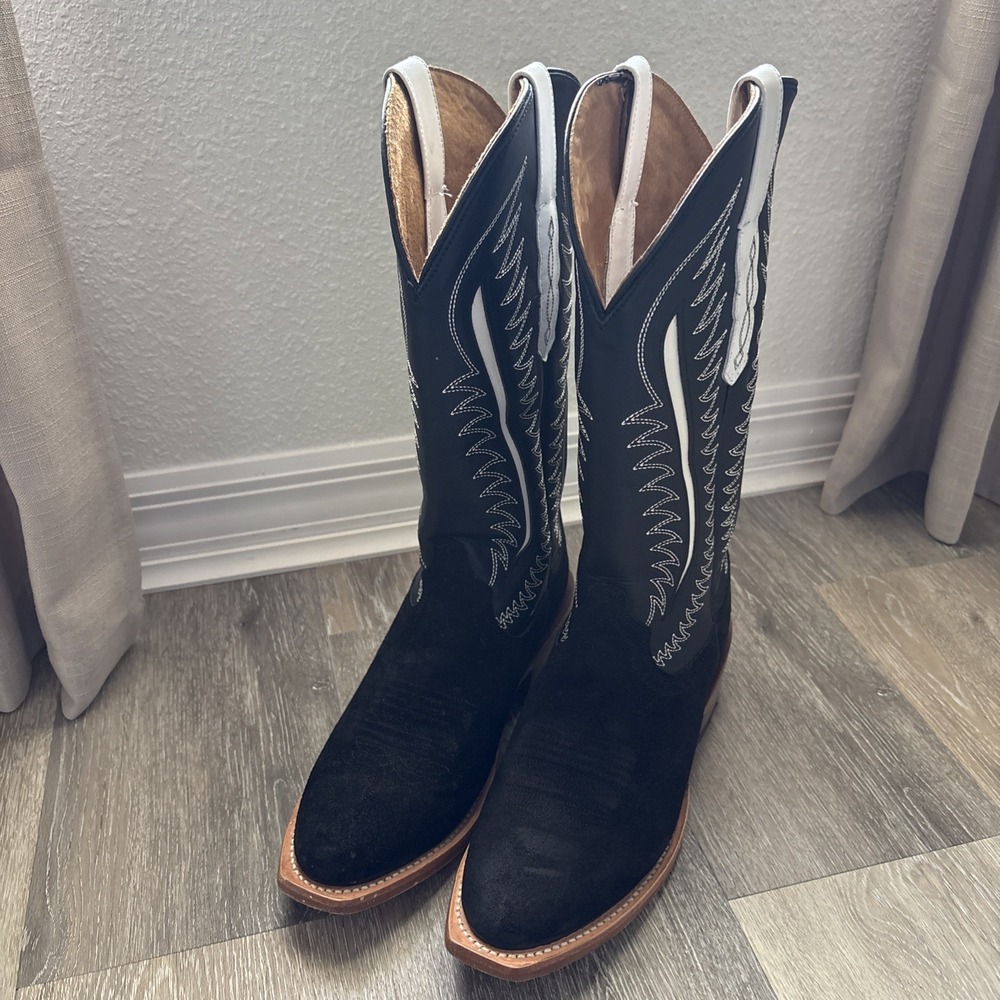 Ariats Women's Futurity Limited Western Cowboy Boots Black Leather 9B Country